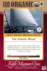 Fair Trade Organic Atlantic Blend SWP Decaf  Coffee